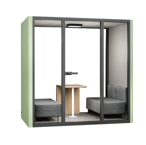 Cabina Acústica de Fábrica OEM, Cabina de Oficina Privada con Asientos de Sofá para Salas de Espera y Reuniones Modernas - Product Image 3