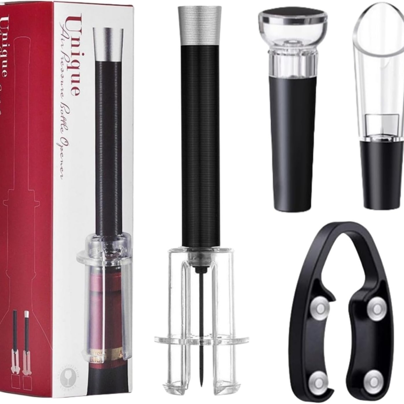Ensemble d'ouvreurs pneumatiques à tube en aluminium B2 en quatre pièces