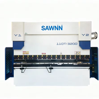 Presse plieuse électrohydraulique CNC 170T/3200 pour le pliage de l'acier