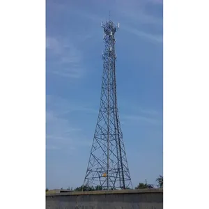 Wireless Outdoor Tv Cell Phone Communication Satellite Microwave Radio Antenna Lattice Tower 4 Leg Angular Tower