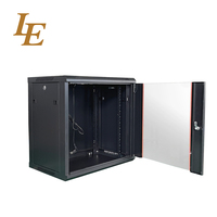 Armoire de serveur murale 12U 19 pouces avec porte en acier SPCC, protection IP20, 600*450mm, 600*600mm, 600*800mm, en stock