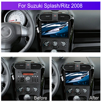 Autoradio Android Podofo 9'' 2 Din pour SUZUKI Splash/RITZ 2008, Stéréo, Fabricant d'autoradios, Carplay, Android Auto, Wifi, HIFI, BT