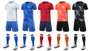 ชุดเสื้อกีฬาฟุตบอลสำหรับทุกเพศทุกวัยของเด็กชุดเสื้อผ้าฟุตบอลแบบซับเหงื่อระบายอากาศได้ดี - Product Image 4