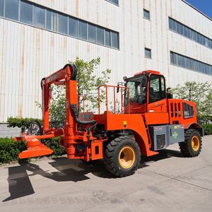 JINKE JK591 Municipal Hedge Trimmer | Diesel <b>Hydraulic</b> Wheeled Vegetation <b>Cutter</b> with Adjustable Cabin - Product Image 6