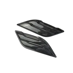 Auto Modificatie Accessoires Carbon Fiber Side Fender Rokken Vent Chrome Trims Kit Voor 17-18 Ford F150 Raptor Accessoires