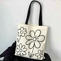 Sac fourre-tout en toile avec logo personnalisé et poche intérieure, sac à bandoulière en matériau recyclé pour femmes, pour les courses