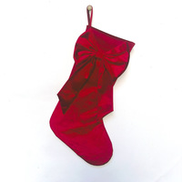 Chaussettes de Noël en velours, très mignonnes et ludiques, durables et écologiques, pour la décoration de la cheminée intérieure lors de fêtes à la maison