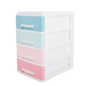 Boîte de rangement à 4 tiroirs, armoire de rangement à quatre sortes de couleurs, vente en ligne