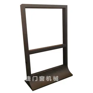 High quality metal display racks aluminum window frames display stand wooden door display rack