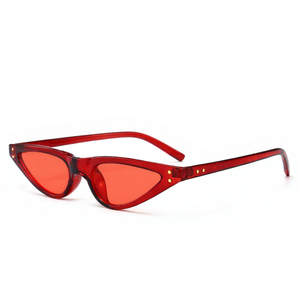 Gafas de Sol Benola con Marco de Gota de Agua, Nuevas, Modernas, Pequeñas, Unisex, para Mujer, Modelo 8011, Lentes Acrílicas con Degradado de Color Humo - Product Image 1