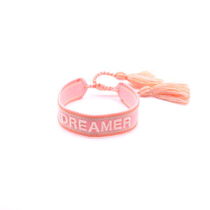 Braccialetti di corda intrecciati con lettere d'amore personalizzabili personalizzabili per braccialetti promozionali con Design unico - Product Image 6
