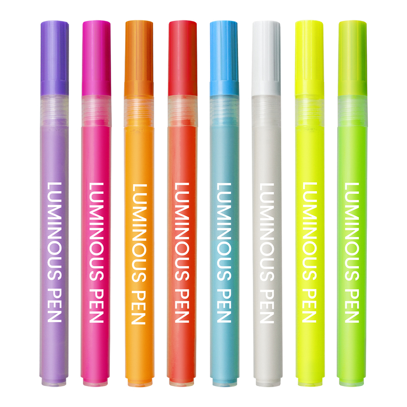 Non Toxic 8 Color Luminous Fluorescent