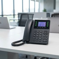 Teléfono de Escritorio SIP Profesional T800PGN con Pantalla LCD Retroiluminada para el Trabajo Diario de Oficina