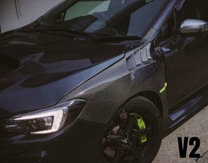 Mrd Carbon chắn bùn cho <span class=keywords><strong>Subaru</strong></span> Wrx Sti 2015-2021 bất sợi carbon chắn bùn phía trước với Vent phong cách V1 V2 - Product Image 6