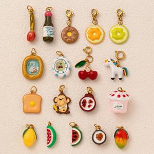 Boutique Gourmet de Acero Inoxidable Chapado en Oro de 18k PVD |    Dije de Fruta para la Creación de Joyería |   Resistente al Agua y Duradero - Product Image 4