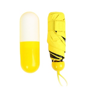 Mini Sombrilla de Bolsillo, Sombrilla Plegable de 5 Secciones con Protección UV para Mujer, Ideal para Publicidad y Promoción - Product Image 1