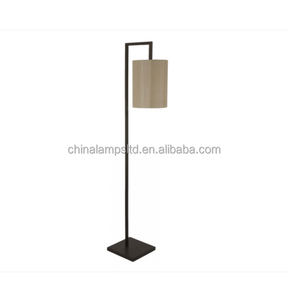27 Watts Modern Matte <b>Black</b> Metal Floor Lamp LED/Bulb <b>Light</b> Source Fabric <b>Shade</b> for Hotel Bedroom Living Room Standard Size - Product Image 4