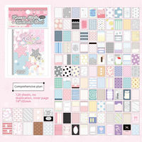 Bloc de papier à scrapbooking Macaron Polka Dot M5, style coréen, papier de fond décoratif pour journalisation, collage DIY, décoration d'album