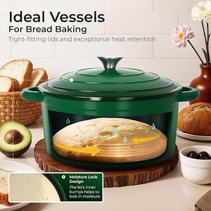 Set di <span class=keywords><strong>Pentole</strong></span> Antiaderenti di Lusso Geling, Alta Qualità, Basso MOQ, Ottima <span class=keywords><strong>Vendita</strong></span>, Utensili da Cucina Verdi - Product Image 3