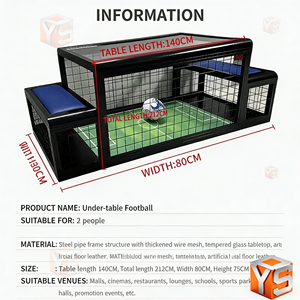 ZDYS Table de football de salle de jeux intérieure en métal, très vendue, excellent rapport qualité-prix, version anglaise - Product Image 6