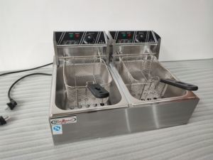 <span class=keywords><strong>Freidora</strong></span> eléctrica comercial con 2 tanques, 2 cestas, 6 litros - Product Image 6