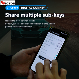Nouvelle conception 2026 – Bouton d'accès confortable intelligent à un clic, contrôle par application <span class=keywords><strong>mobile</strong></span>, clé de voiture numérique 99 % originale, localisation GPS, IP55 - Product Image 4