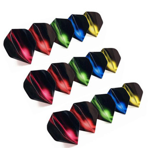 Ailes <span class=keywords><strong>de</strong></span> fléchettes pour enfants, 12 pièces, jeux <span class=keywords><strong>de</strong></span> fléchettes en laiton, pointes en <span class=keywords><strong>acier</strong></span>, <span class=keywords><strong>pointe</strong></span> souple - Product Image 4