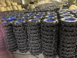 5,00-12 Ruedas de goma <span class=keywords><strong>para</strong></span> tractor pequeño, neumático de montaje con tubo equipado con llanta de acero, uso de disco de rueda <span class=keywords><strong>para</strong></span> tractores que caminan - Product Image 6