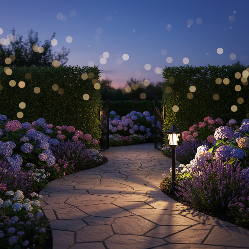 Outdoor Solar Energy Lights Waterproof Warm