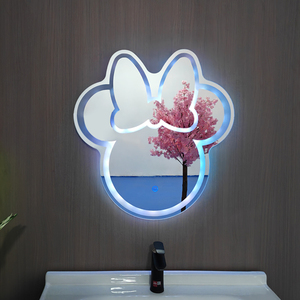 Specchio <span class=keywords><strong>da</strong></span> Bagno LED con Disegno di Topolino, Retroilluminato con Controllo Touch, Specchio per Trucco per Camerette Bambini, Decorazione Casa, Vendita all'Ingrosso - Product Image 3