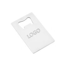 Décapsuleurs vierges en acier inoxydable pour sublimation, format carte de crédit, pour entreprise, personnalisables, ouvre-bouteilles et décapsuleurs de canettes