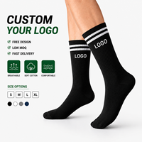 Fabricant OEM ODM de chaussettes de sport en coton jacquard à logo personnalisé, faible MOQ, vente en gros, pour la course, la gym et les enfants