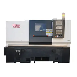 High rigidity CNC slant bed lathe with special index chuck