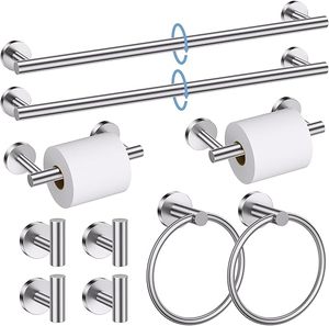 Portasciugamani <span class=keywords><strong>da</strong></span> Parete in Acciaio con Staffa per Installazione Facile per Progetti <span class=keywords><strong>Fai</strong></span>-<span class=keywords><strong>da</strong></span>-<span class=keywords><strong>Te</strong></span> - Product Image 2