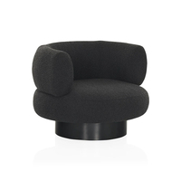 Fauteuil pivotant de salon d'intérieur sur mesure de haute qualité, vente directe usine