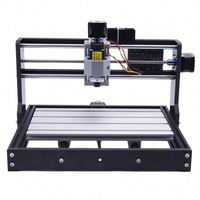 Router CNC para Madera, Router CNC Automático Multifuncional, Router de Fresado de 3 Ejes para Trabajos en Madera, Máquina de Tallado 3018, Cortadora y Grabadora Láser