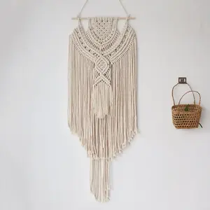 <span class=keywords><strong>Tapiz</strong></span> de pared de macramé con borla, patrón de corazón de amor, <span class=keywords><strong>tapiz</strong></span> tejido de algodón para decoración del hogar, decoración de dormitorio, regalo de inauguración - Product Image 4