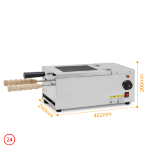 <span class=keywords><strong>Four</strong></span> à Convection Électrique 220V en Acier Inoxydable pour Kurtos Kalacs, Style Cheminée, Chauffage Économe en Énergie - Product Image 2