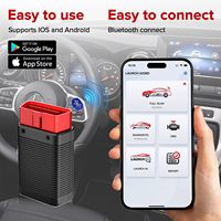 Escáner de Diagnóstico Automotriz Bluetooth LAUNCH AIOBD 2026, Lector de Códigos OBD2 con Escaneo Completo del Sistema e Informe de IA