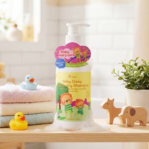 Shampooing pour enfants à la crème de karité, démêlant, <span class=keywords><strong>doux</strong></span>, nourrissant, lissant, en gros, soin des cheveux pour enfants, shampooing pour enfants - Product Image 1