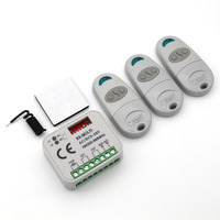 Receptor de Control Remoto de 2 Canales, Comunicación Inalámbrica RF, Interruptor de Control de Luz de 12V para Instalación de Electrodomésticos