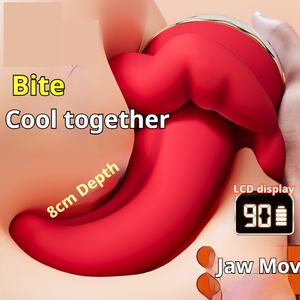 3-in-1 Bruststimulator mit 9-Frequenz-Vibration, Klitoris-Stimulator mit 9-Frequenz-Interlocking und 9-Frequenz-Wickelvibrator in Rosenform - Product Image 4