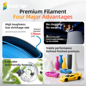 Sailner Transparent PETG Filament 1.75mm <strong>1kg</strong> High Strength 3D Printing Material 240-260℃ Printing Temp for Containers - Product Image 3