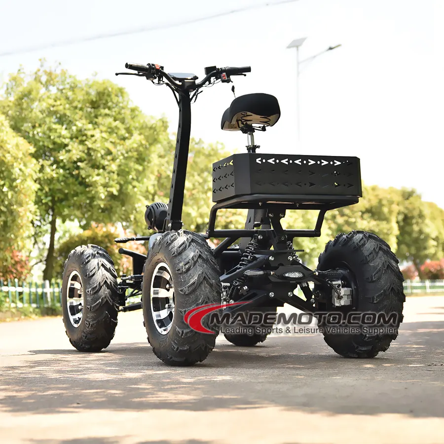 Fat Tire Quad Bike: The Ultimate Stand-Up 8000W 4 Wheeler Electric ATV 4X4