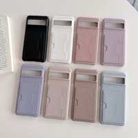 Étuis de téléphone en cuir PU pour Google Pixel 9 Pro XL avec porte-cartes, protection intégrale