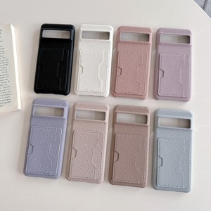 Fundas de Teléfono de Cuero PU para Google <span class=keywords><strong>Pixel</strong></span> 9 Pro XL, Diseño con Ranuras para Tarjetas, Funda Protectora Completa - Product Image 1