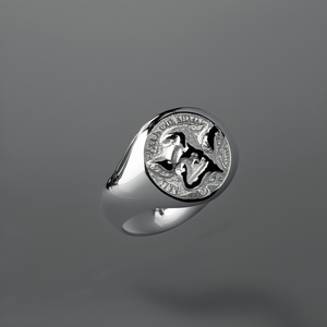 Fashion <b>Ring</b> 316L Stainless Steel PVD Gold Plating Sustainable Resistant Design Men's Jewelry - Product Image 2