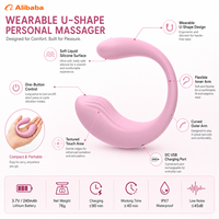 Premium U-förmiger Silikon-Massager Tragbares Körperpflegegerät IPX7 Wasserdicht Private Label Lieferant