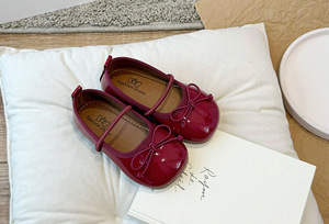 Chaussures de princesse à nœud en cuir PU pour bébés et jeunes enfants, idéales pour les fêtes - Product Image 5