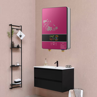 Chauffe-eau électrique instantané sans réservoir 220-240V 3500W avec affichage numérique mural pour salle de bain et douche, chauffage rapide